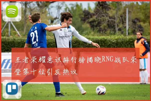王者荣耀意识排行榜揭晓RNG战队荣登第十位引发热议